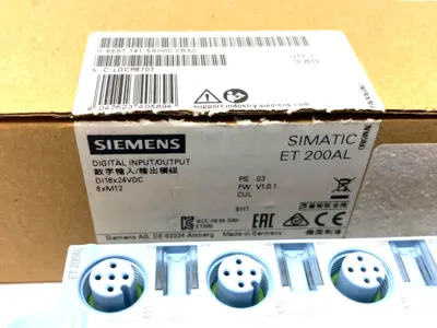 USED SIEMENS SIMATIC ET 200AL DIGITAL I/O MODULE DI 16X24VDC
