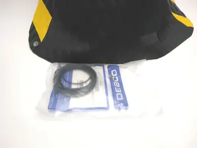 NEW HOG HEAVEN ANTI-FATIGUE 7/8" BLACK/YELLOW BORDER