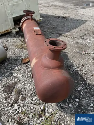 USED Franger & Sullivan Welding 150 Sq Ft Franger and Sullivan Heat Exchanger 304 S/S, 150/150#