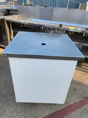 Used ColorPoint Used 30" Colorpoint Stainless Steel Work Top Table with Caster Wheels and Drawer- SS266 Food Prep Tables Illinois US | Falcon Restaurant Supply #1375888