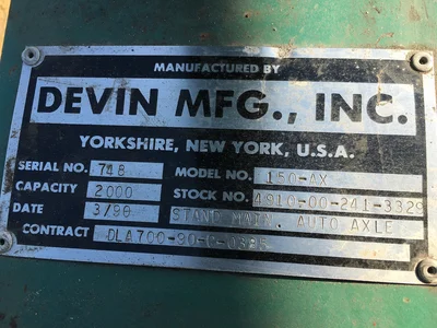 USED DEVIN 150-AX