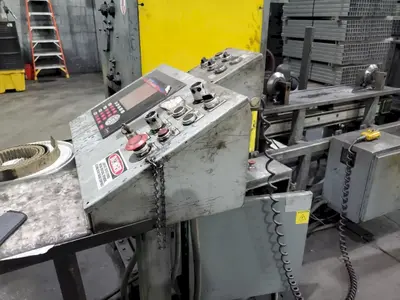 20 TON IOWA PRECISION MODEL #HP20T HUYDRAULIC CUTOFF PRESS with DIE ACCELERATOR AND BECK CONTROLS: YOBRO #25049