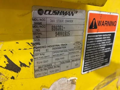 USED CUSHMAN 898361