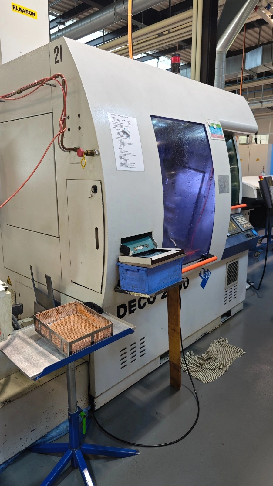 TORNOS 10-axis CNC Sliding Head Lathe, in very good used condition, video