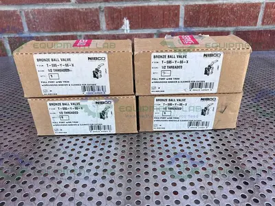 NEW NIBCO T-595-Y-66-X BRONZE BALL VALVE 1/2" THREADED