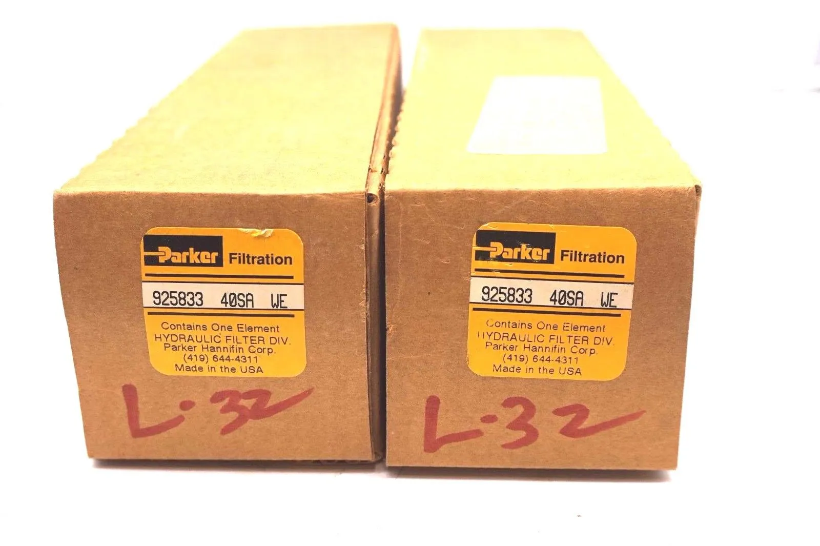 2 NEW PARKER 925833 40SA WE FILTER ELEMENT 92583340SAWE