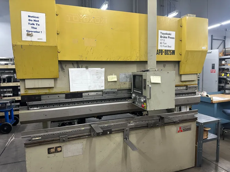 Used TOYOKOKI APB-8025W Press Brakes Arizona US | Midstate Machinery #72252