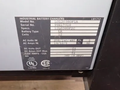 USED HAWKER POWERSOURCE LG120380F1A