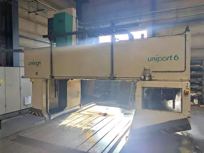 USED UNISIGN UNIPORT 6 X: 8000 - Y: 2500 - Z: 800 MM CNC 5 AXES