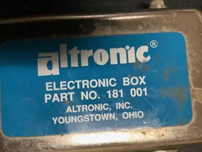 Altronic Electronic Box PN 181-001