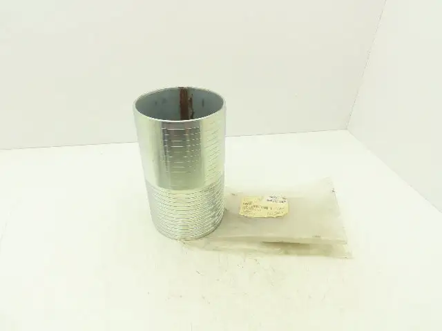 Dixon Valve DM66 6" Hose ID Barb x Barb Steel Fitting Hose Mender 10"L