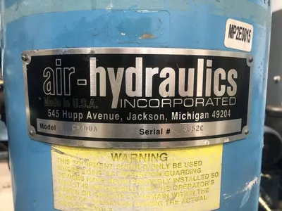 USED 1995 AIR-HYDRAULICS AIR-HYDRAULICS C400A PRESS