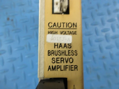 USED 1998 USED HAAS PARTS AND TOOLING BRUSHLESS SERVO AMPLIFIER #4015J-A