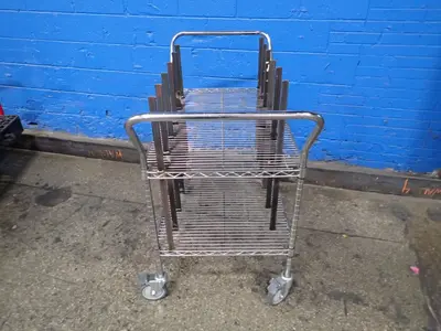 Uline 2 @ 23" X 35" Metal Cart