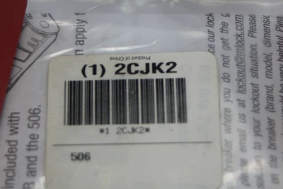 New | in-Stock Master Lock 2CJK2 Circuit Breaker Parts California US | Davliegogo LLC #1706101