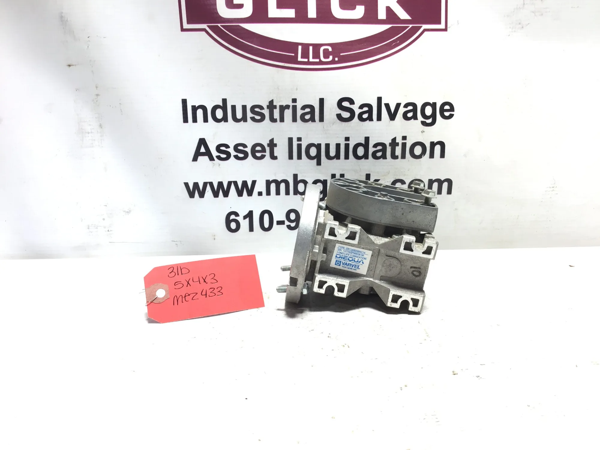 Diequa Varvel SRT28B356AC14 Universal Mount Servo Worm Gearhead