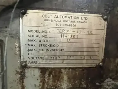 USED COLT Servo Feeders