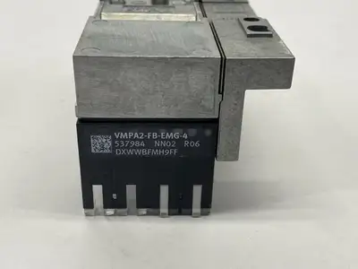 Used FESTO SUB BASE W/ VMPA2-FB-EMG-4 MODULE VMPA-EPR PLATE 537962 Miscellaneous MRO | Maverick Industrial Sales #1121809