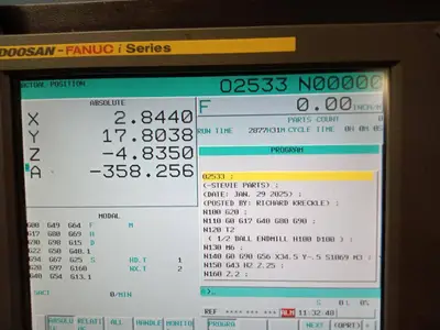 2014 DOOSAN DNM 650 Vertical Machining Centers | Toolquip, Inc. (7)
