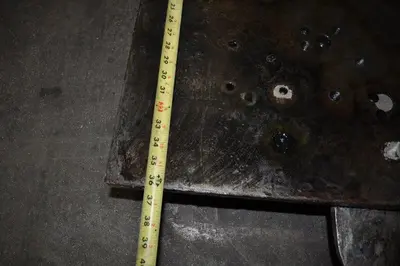 60" x 36" x 1.5" STEEL RAM PLATE