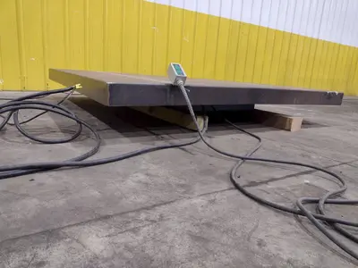 4,000 LBS X 71.75" X 71.75" LIFT PRODUCTS MODEL LPFT4W-040-36 HYRAULIC SCISSOR LIFT TABLE 110V: YOBRO #24988