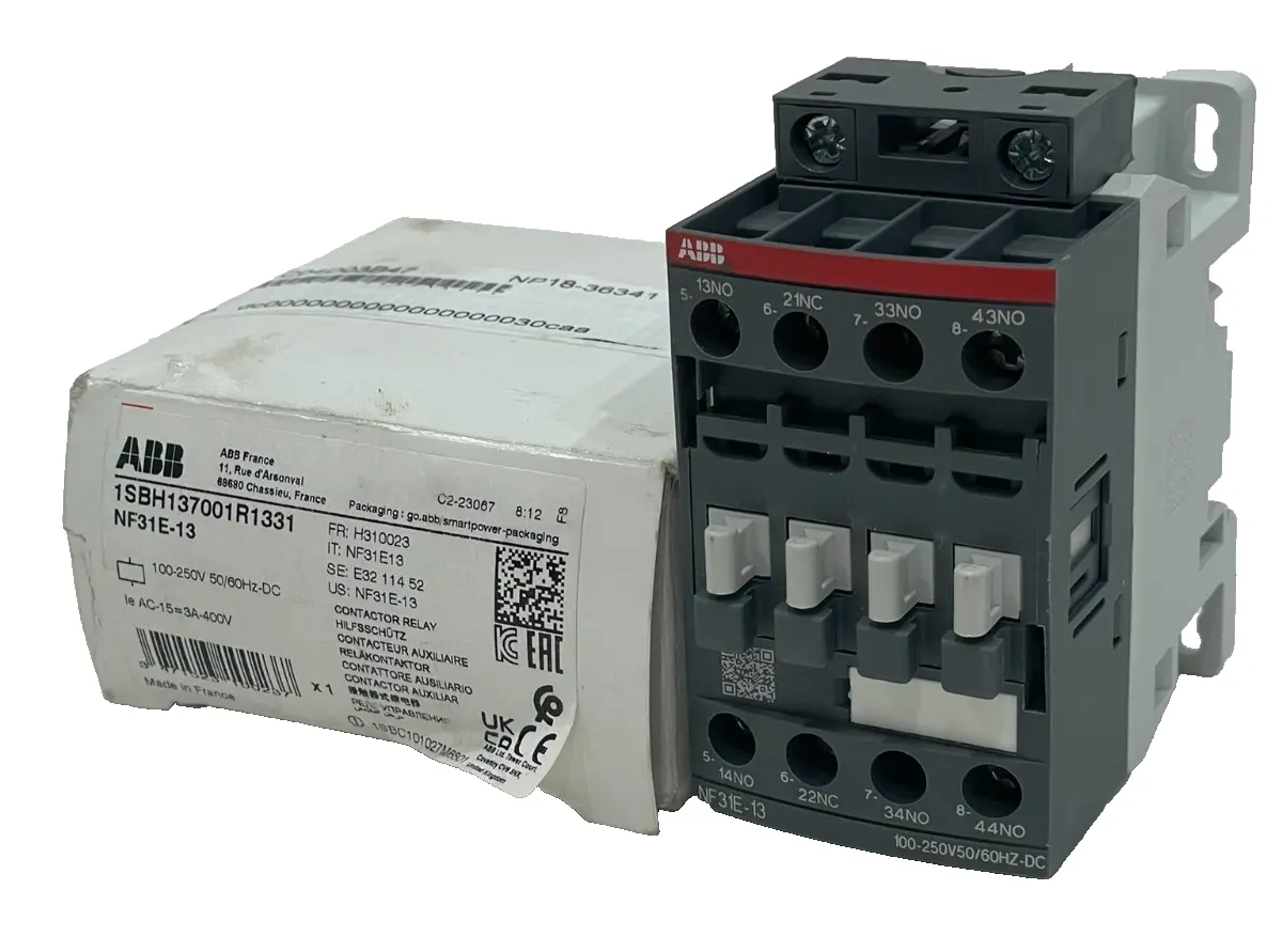 NEW ABB 1SBH137001R1331 CONTACTOR RELAY NF31E-13