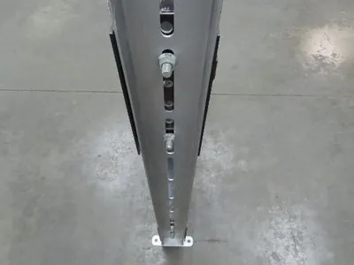 30" Wide Incline Conveyor Leg Floor Support 20-54" Adj Height Gray Heavy Duty