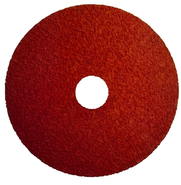 Weiler 4-1/2" x 7/8" Resin Fiber Sanding Discs 50 Grit Ceramic 25 Pack