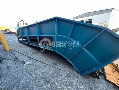 Unknown Manufacturer: Used Combo Infeed Conveyor with Pit