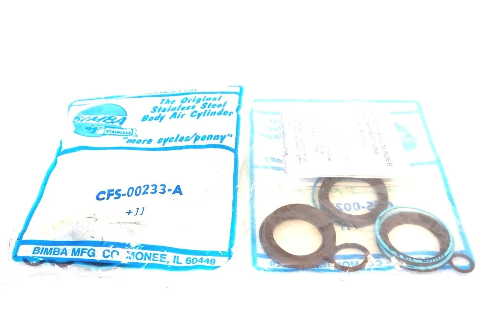 2 NEW BIMBA CFS-00233-A REPAIR KIT CFS00233A