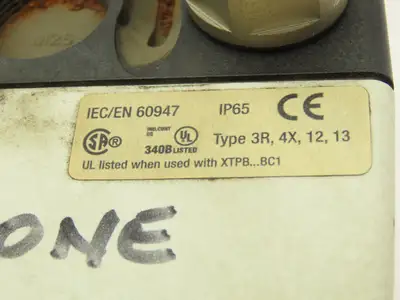 Eaton XTPB1P6BC1 Manual Motor Starter Enclosure 1.6A 600V Lot of 2