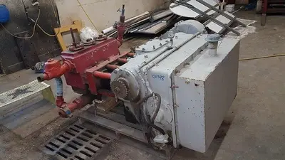 USED DOWELL PG03 4.5X5 TRIPLEX CEMENTING PUMP