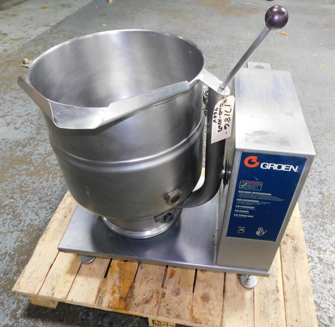 USED GROEN ELECTRIC KETTLE TDB/40