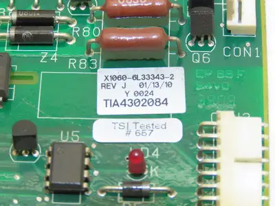 Oldham France SA X1060-6L33343-2 Printed Circuit Board PCB Control Rev J