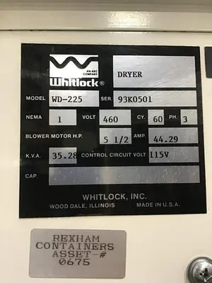 USED AEC WHITLOCK WD-225