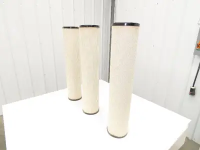 Facet CB28 Coalescer Separator Pneumatic Air Filter 6 x 28" Lot of 3