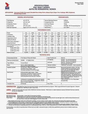 USED 1999 AMERICAN BALER 402-9-730R