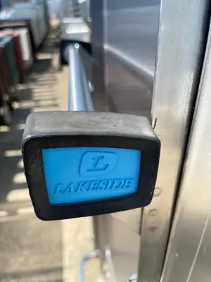 Used Lakeside Used LAKESIDE Food Tray Cart: 6 Trays, Non-Pass-Through, 1 Doors, Stainless Steel - SS48 Restaurant Equipment (Miscellaneous) Illinois US | Falcon Restaurant Supply #1376163