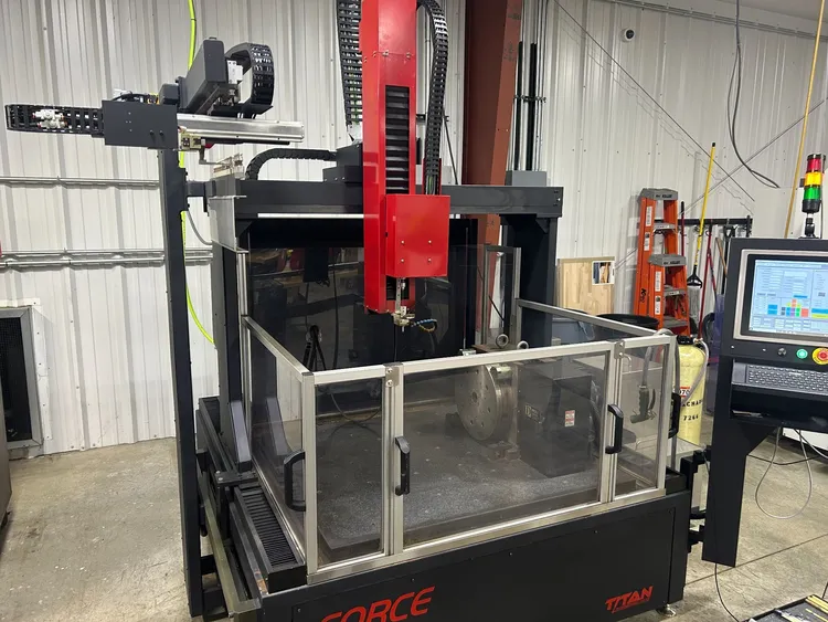 Used 2022 titan edm Titan Force 4240 EDM Hole-Driller Illinois US | Advanced Capital Equipment #325116