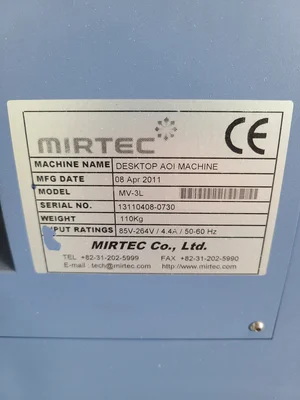 USED 2011 MIRTEC MV-3L