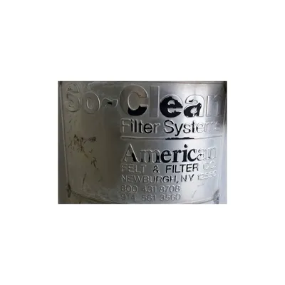 Used Stainless Steel So~clean Bag Filter