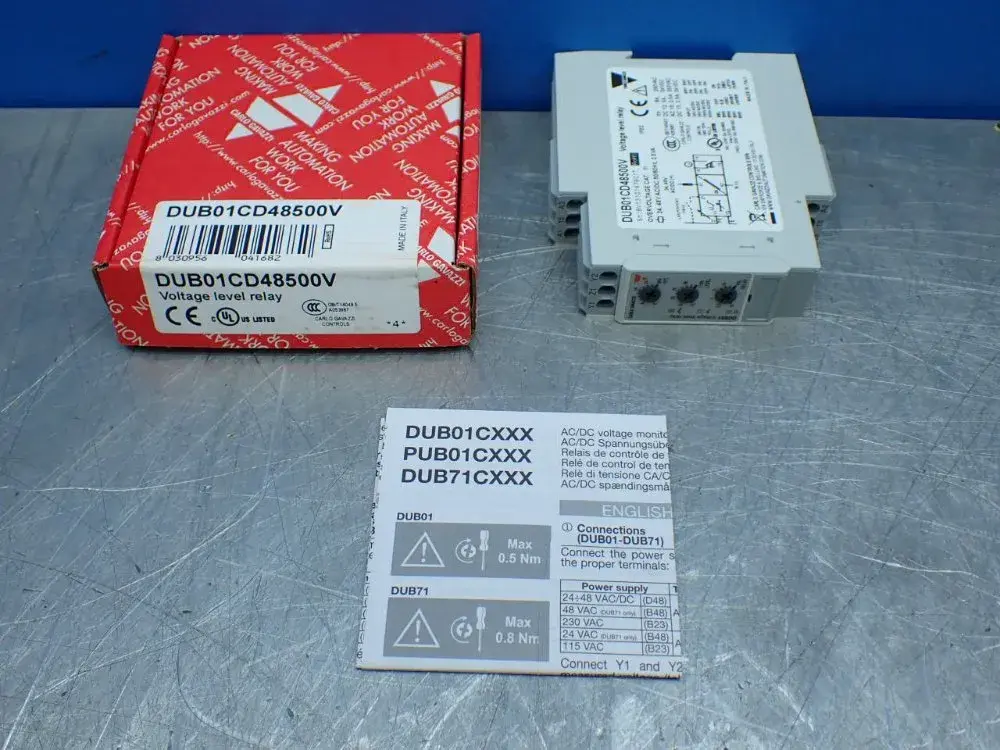 New | in-Stock CARLO GAVAZZI DUB01CD48500V Relays & Switches Ohio US | HGR 24 #896783