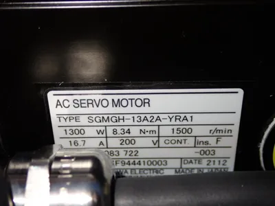 Used YASKAWA SGMGH13A2AYRA1 Motors (misc) Ohio US | HGR 24 #802156