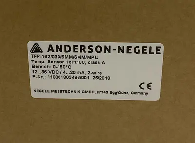 USED ANDERSON-NEGELE TFP-162/030/6MM/6MM/MPU