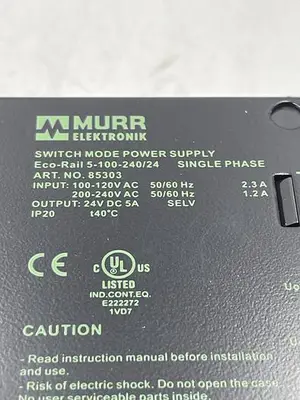 USED MURR ELECTRONIK MURR ELECTRONIK ART.NO.85303