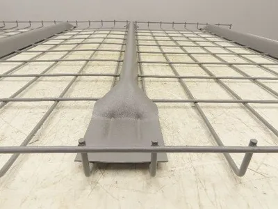 New Pallet Rack Wire Deck 42x58" Waterfall 4 Flared Channel Racking 2500lb Mesh