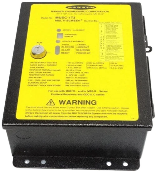 Banner MUSC-1T3 2637 Light Curtain Controller Unit [New]