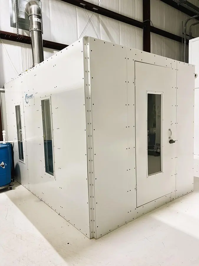 Col-Met C1D2 Booth 8x12' with Exhaust Control Fan Package