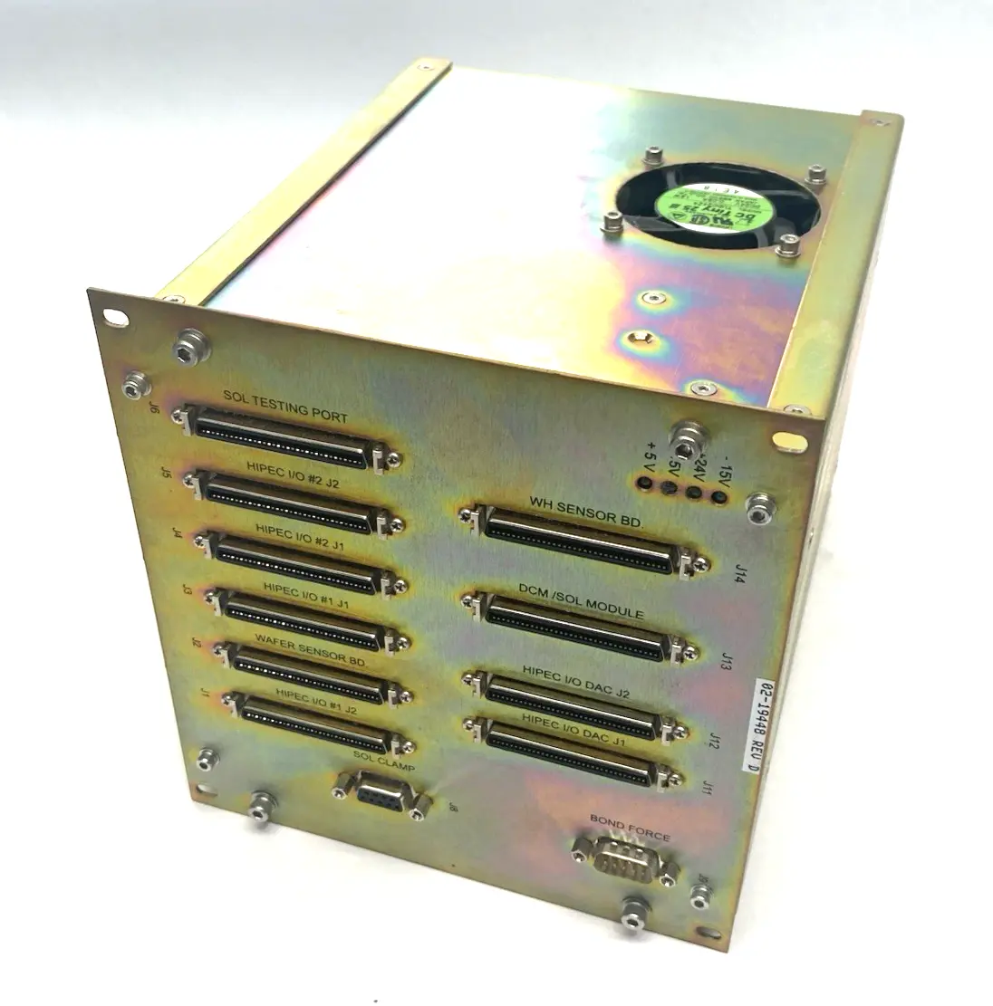 Used ASM Rev D Bonding Machine Motion/Sensor Interface Connection Unit PLC Processors Michigan US | Maverick Industrial Sales #1389621