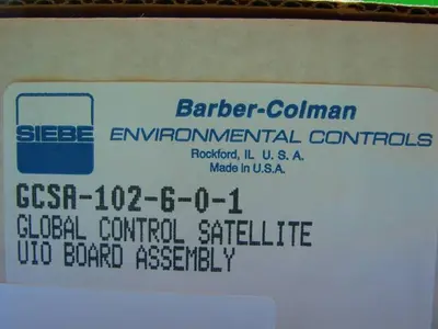 NEW BARBER COLMAN GCSA-102-6-01